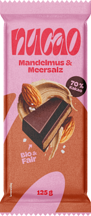Schokolade Mandelmus & Meersalz nucao