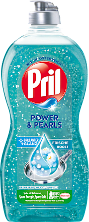 Spülmittel Anti-Fett Power & Mineralische Perlen Meeresfrische & Lotusblüte Pril