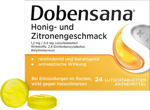 Honig- und Zitronengeschmack Lutschtabletten  Dobensana