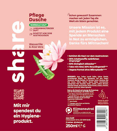 Pflegedusche Wasserlilie & Aloe Vera share