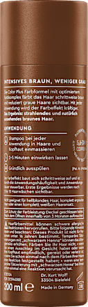 Farbshampoo Color Plus Dunkelblond bis Braun Plantur