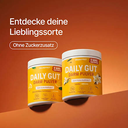 Daily Gut Darm Pulver Vanille BRAINEFFECT
