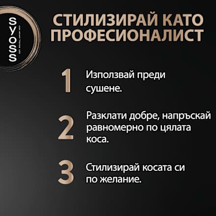 Спрей за топлинна защита на косата Volume syoss