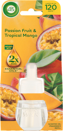 Náplň do elektrického osviežovača Essential Oils - marakuja a tropické mango AIR WICK