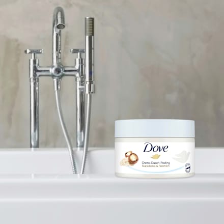 Körperpeeling Macadamia & Reismilch Dove