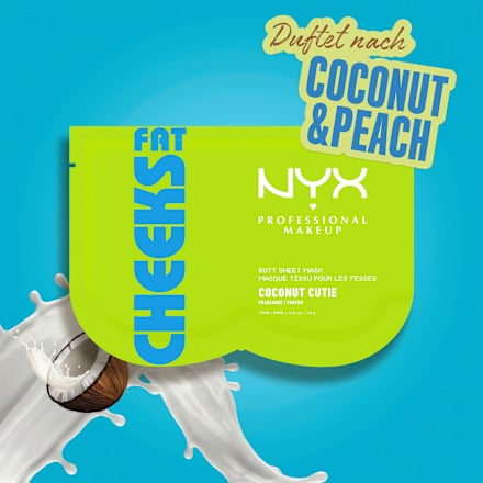 Körper-Tuchmaske Butt Sheet Coconut Cutie (1 Paar) NYX PROFESSIONAL MAKEUP