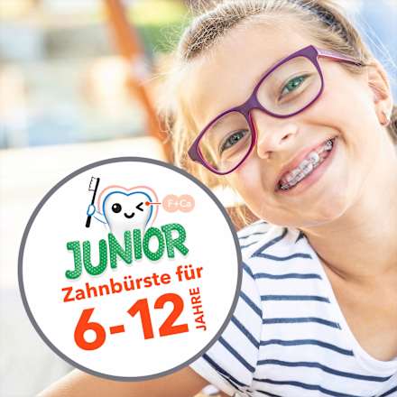Zahnbürste Kinder Junior, 6-12 Jahren (Doppelpack) elmex