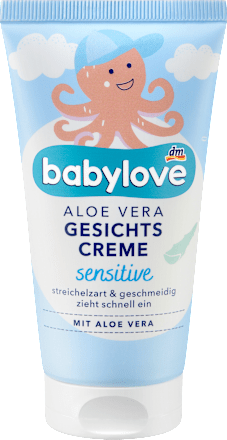 Baby Gesichtscreme Aloe Vera sensitive babylove