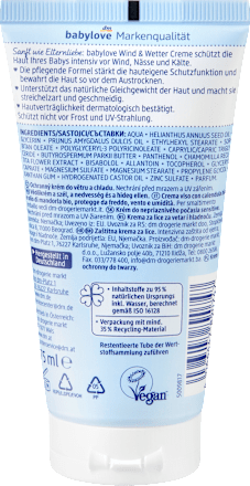 Creme Wind & Wetter sensitive babylove