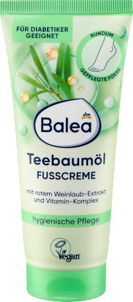 Lábápoló krém teafaolajjal Balea