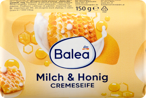 Saponetta cremosa al latte e miele Balea