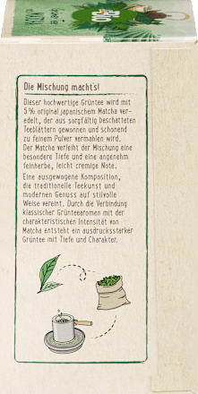 Grüner Tee mit 5% Japanischer Matcha (20 × 1,5 g) dmBio