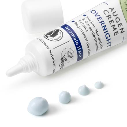 Cremă de noapte pentru conturul ochilor alverde NATURKOSMETIK