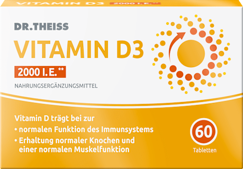 Dr. Theiss Vitamin D3 Tabletten 2000 i.E. DR.THEISS