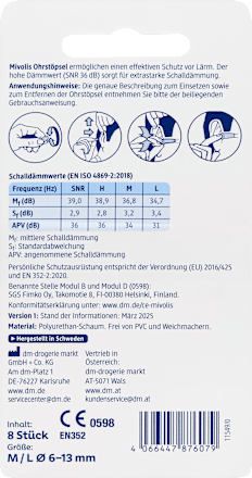 Ohrstöpsel Mivolis
