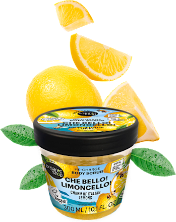 Energizujúci telový peeling Limoncello  organic shop
