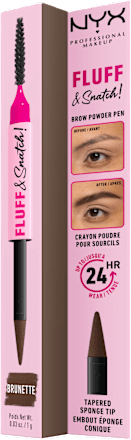 Púdrová ceruzka na obočie Fluff & Snatch - 06 Brunette NYX PROFESSIONAL MAKEUP