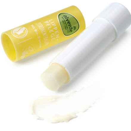 Ajakápoló bio citrommal alverde NATURKOSMETIK