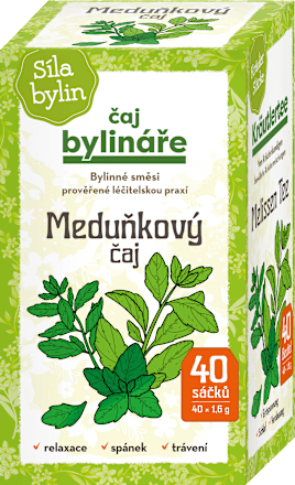 Meduňkový bylinný čaj 40 x 1,6g Čaj Bylináře