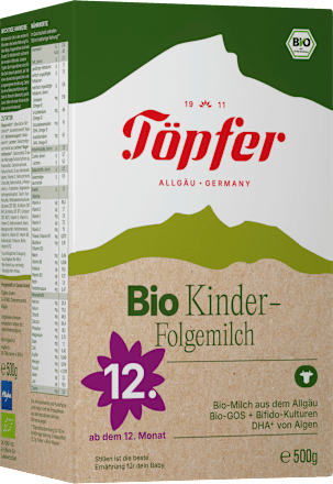 Folgemilch Kinder ab dem 12. Monat Töpfer