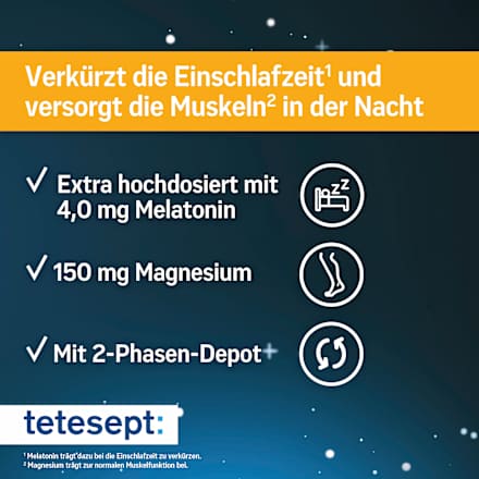 Melatonin 2 Phasen Depot 4mg tetesept