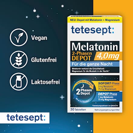 Melatonin 2 Phasen Depot 4mg tetesept