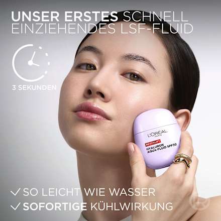 Gesichtscreme Hyaluron-Aqua-Fluid LSF 30 L'ORÉAL PARiS REVITALIFT