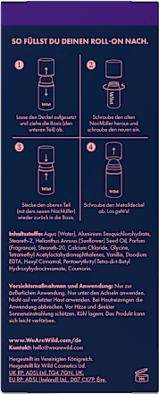 Antitranspirant Deo Roll-on Coconut & Vanilla + Nachfüllpack Wild