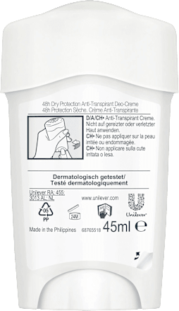 Antitranspirant Deocreme Maximum Protection Clean Scent Rexona