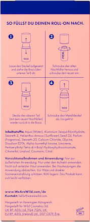Antitranspirant Deo Roll-on Fresh Cotton & Sea Salt + Nachfüllpack Wild