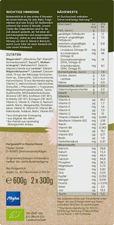 Folgemilch 3 ab dem 10. Monat Töpfer