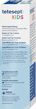 Hustensaft Kids Honig & Isländisch Moos tetesept