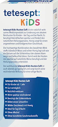 Hustensaft Kids Honig & Isländisch Moos tetesept
