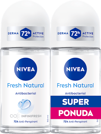 Fresh Natural roll-on dezodorans (50+50ml gratis) NIVEA