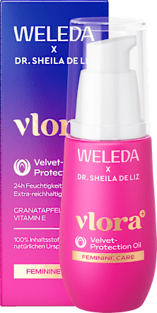 Intimpflege Waschlotion vlora+ Velvet Protection Oil WELEDA