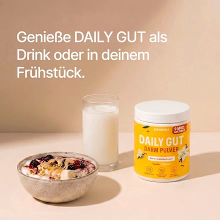 Daily Gut Darm Pulver Vanille BRAINEFFECT