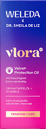 Intimpflege Waschlotion vlora+ Velvet Protection Oil WELEDA