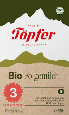 Folgemilch 3 ab dem 10. Monat Töpfer