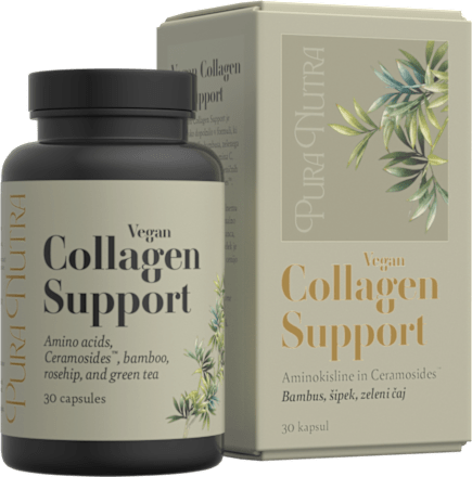 Prehransko dopolnilo Vegan Collagen Support PURA NUTRA