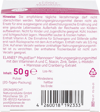 PhytoElan Mannose+ Elanee