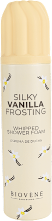 Mousse doccia SILKY VANILLA FROSTING alla vaniglia BIOVÈNE BARCELONA