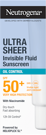 Ultra Sheer pleťový fluid oil control SPF 50+ Neutrogena