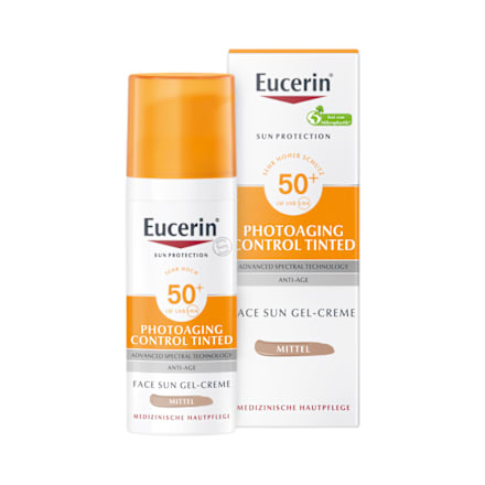 Eucerin Photoaging Control Tinted Face Sun Gel-Creme LSF50+ Mittel Eucerin