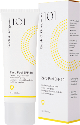 Gesichtscreme Sonnenschutz 101 Zero Feel LSF 50 Geek&Gorgeous