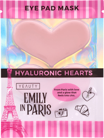 Emily in Paris maska za područje oko očiju - Hyaluronic Hearts Yeauty