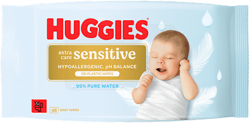 Chusteczki nawilżane Extra Care Senstive Pure Huggies