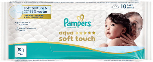 Nedves törlőkendő, Aqua Pampers Harmonie