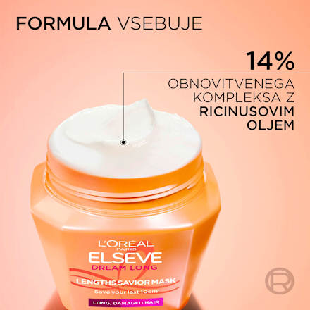 Maska za lase z razcepljenimi konicami Dream Long L'ORÉAL PARiS ELSEVE