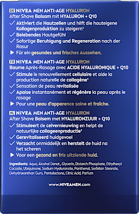 After Shave Balsam Anti-Age Hyaluron  NIVEA MEN