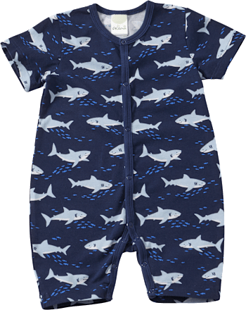 Schlafanzug mit Haifisch-Muster, blau, Gr. 62/68 ALANA